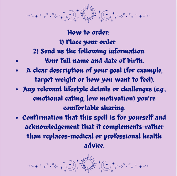 Lose Weight Spell