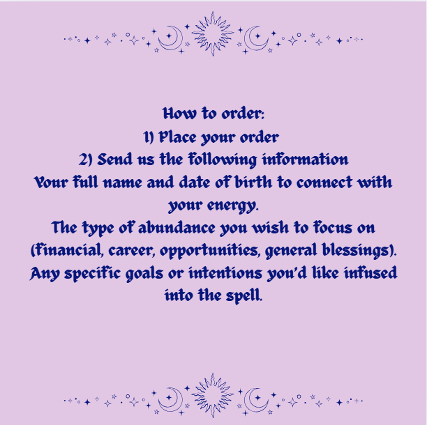 Abundance Spell