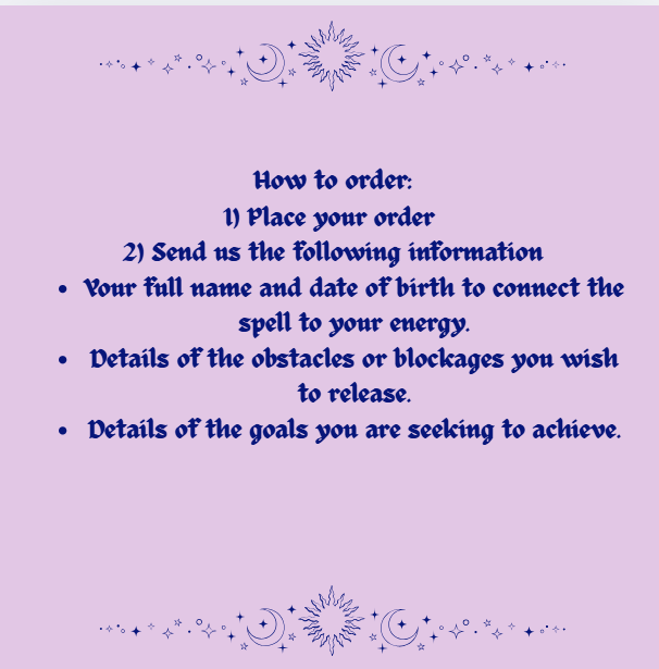 Blockage Removal Spell